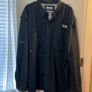 Men’s Magellan fish gear button down